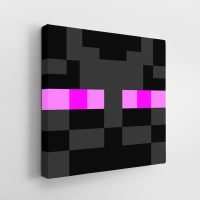 Minecraft Enderman Face Canvas