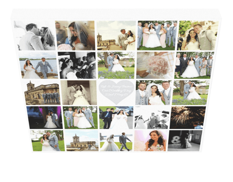 Wedding Collage + Bling