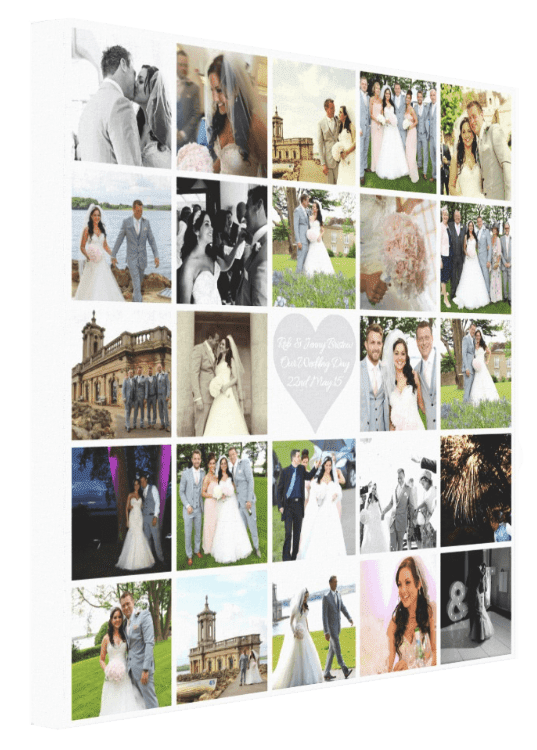 Wedding Collage + Bling