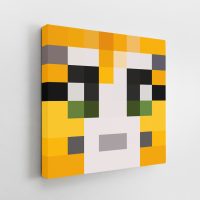 Minecraft Stampy Cat Canvas