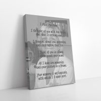 I Miss You Mum Canvas