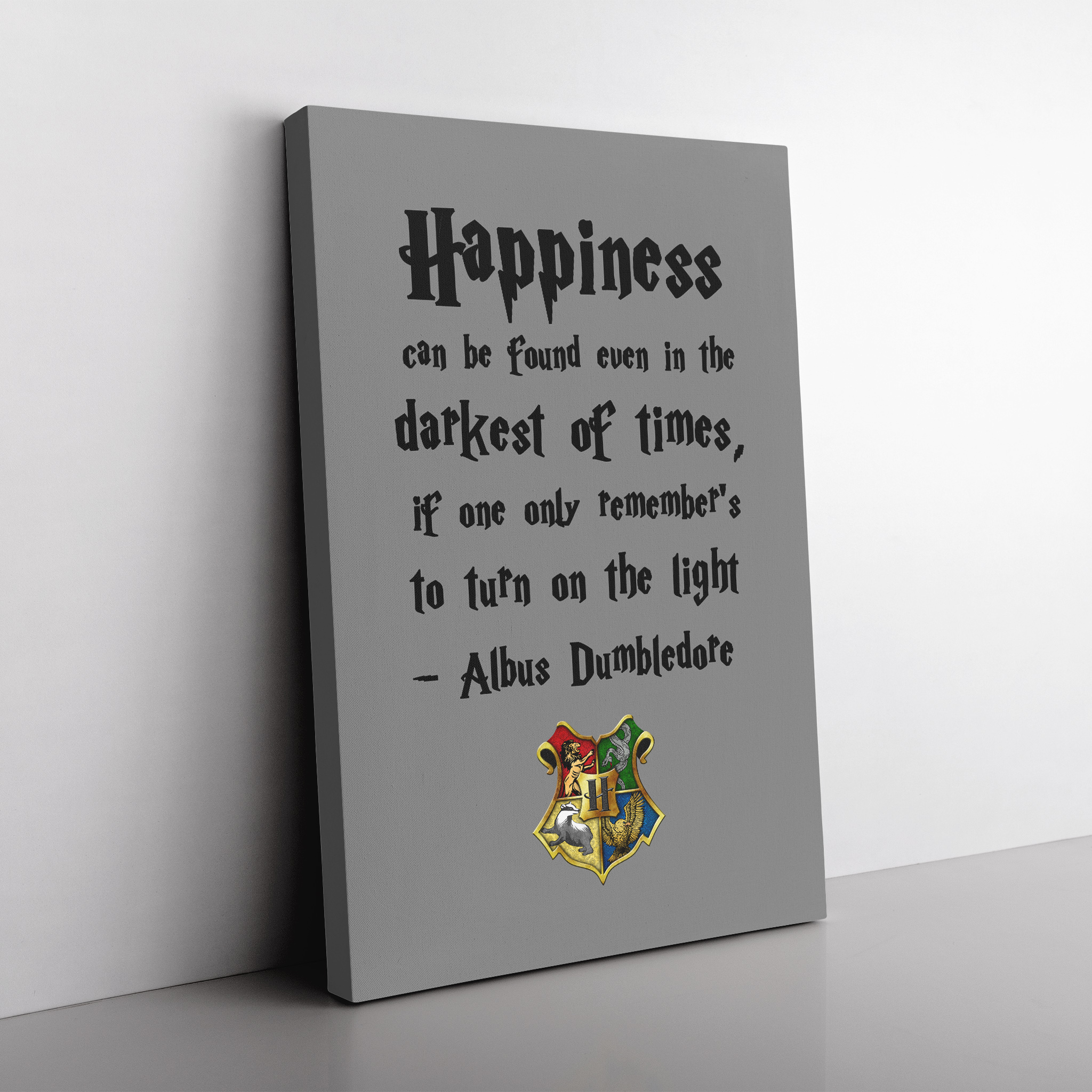 Happiness Harry Potter Canvas Harry Potter Canvas Gift