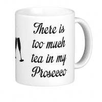 Tea in my Prosecco Mug