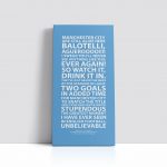 Sergio Aguero Manchester City Canvas