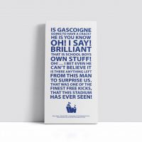 Paul Gascoigne Design Canvas