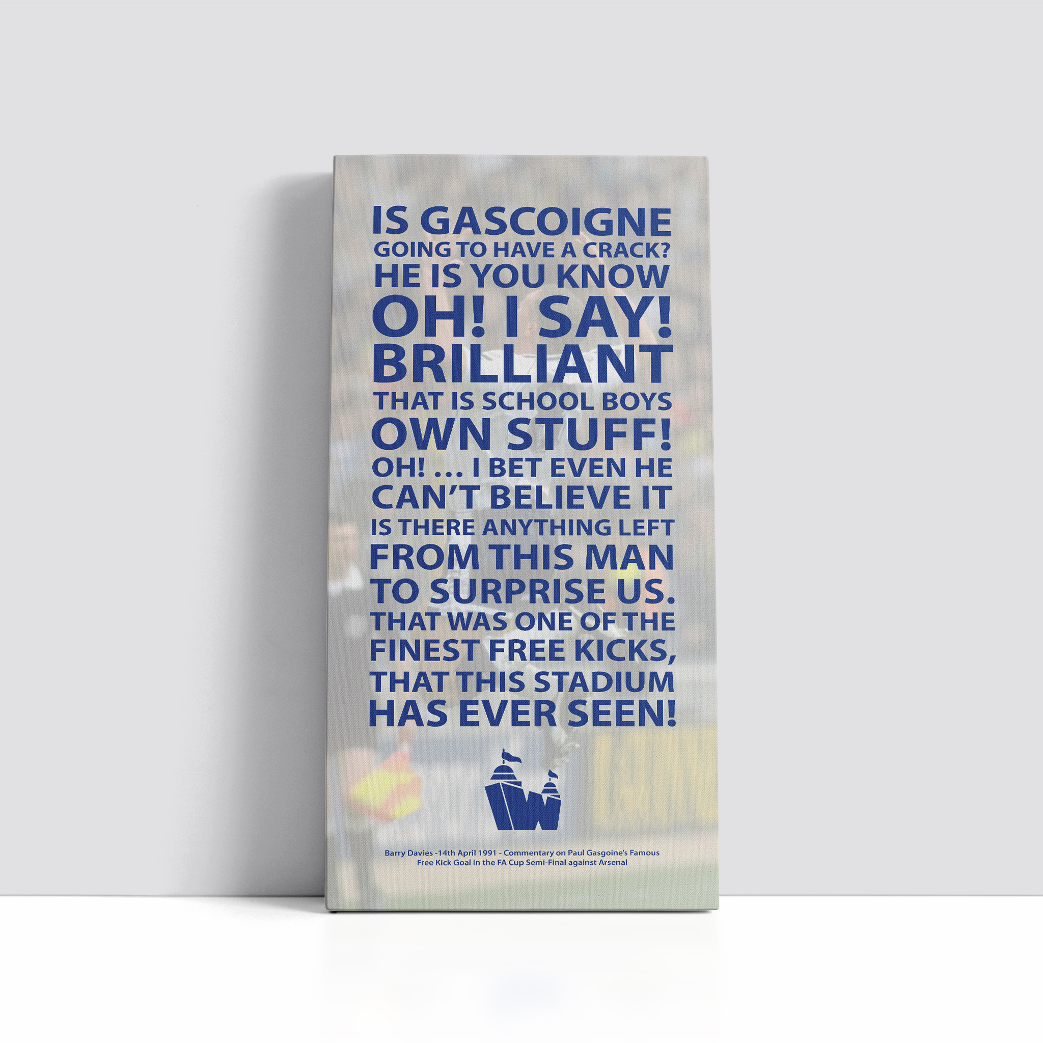 Paul Gascoigne Design Canvas Paul Gascoigne Design Canvas