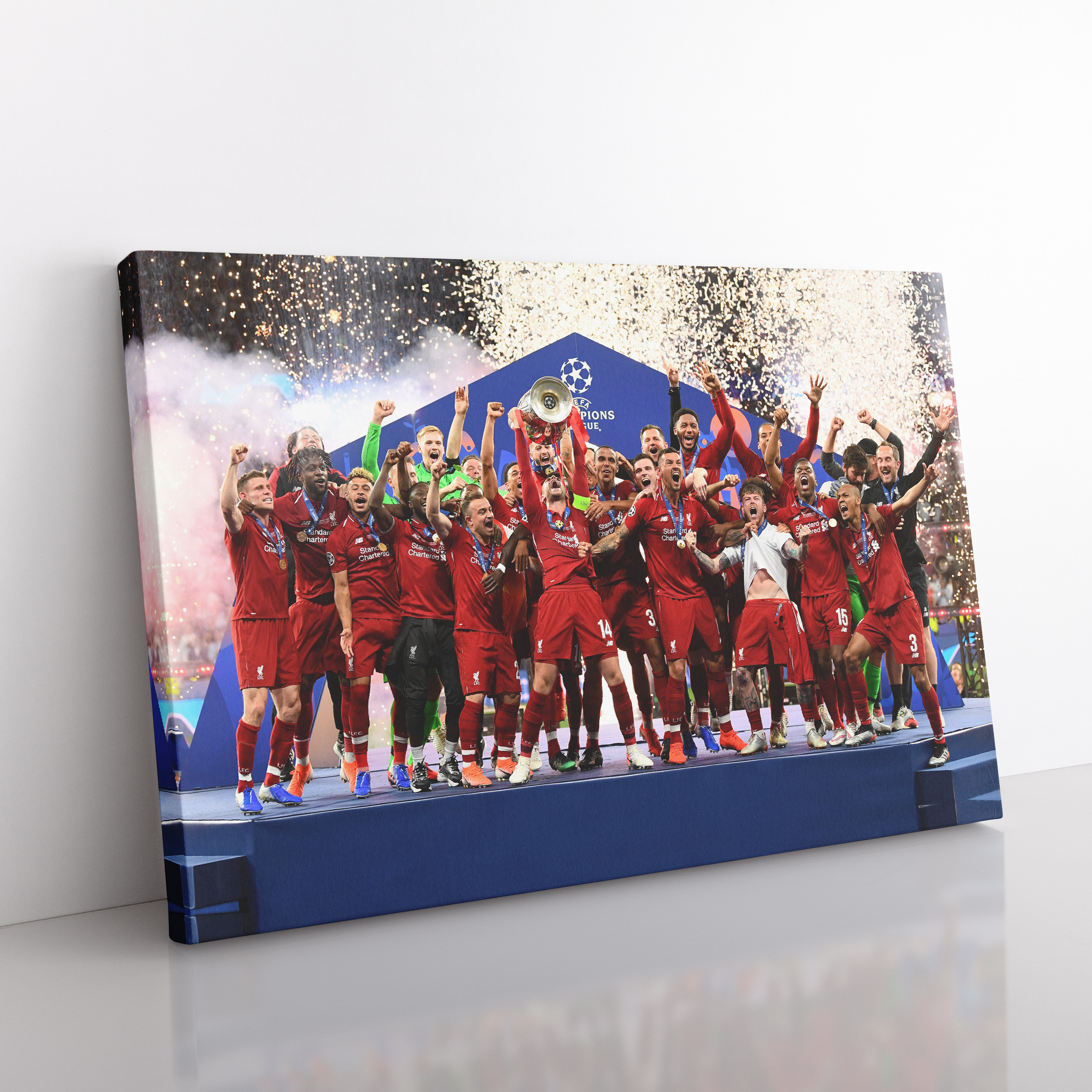 LFC Champions League 3D Liverpool Champions League Canvas