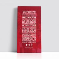 Manchester United 99 Canvas