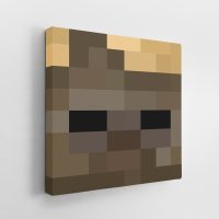 Minecraft Husk Face Canvas