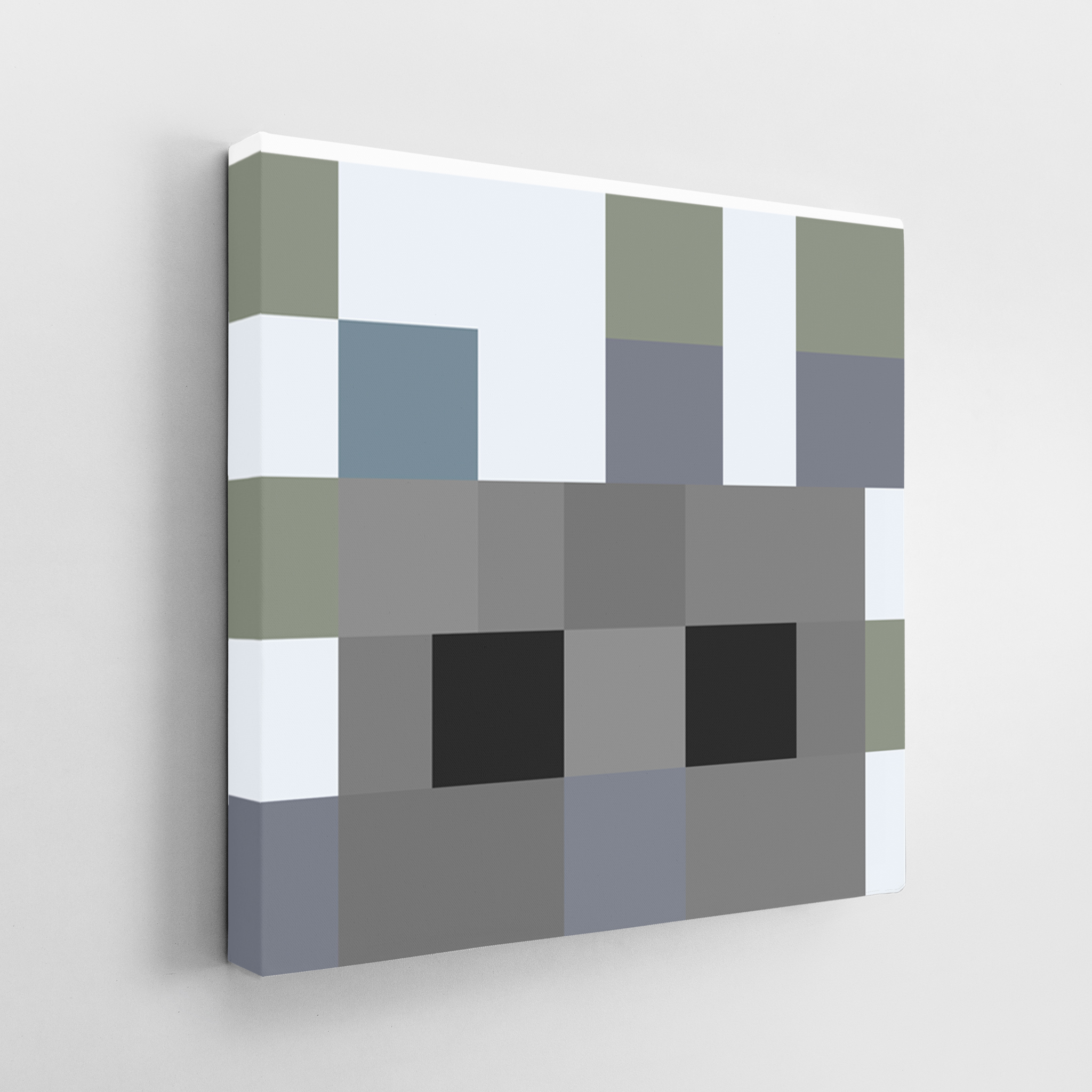 Minecraft Silverfish Face - 3D Minecraft Silverfish Canvas