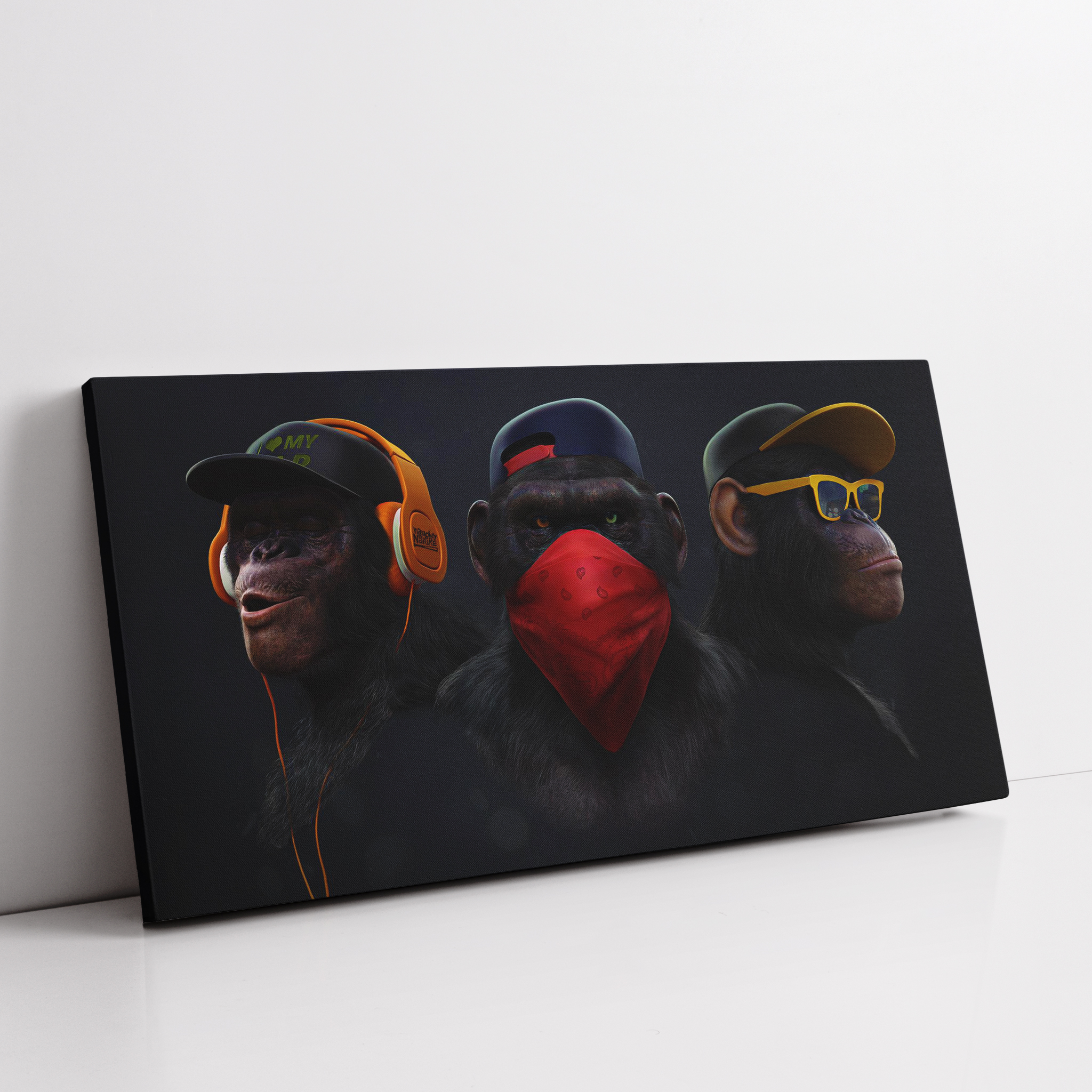 3 Wise Monkeys Canvas 3 Wise Monkey's Canvas