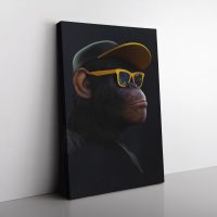 3 Wise Monkey's See No Evil Canvas