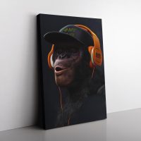 3 Wise Monkey's Hear No Evil Canvas