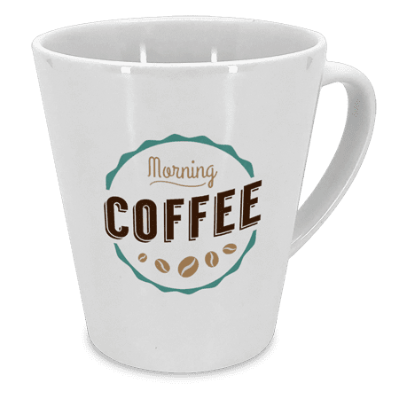 Your Photo onto a Small Latte Mug