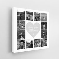 12 Image Square Collage Canvas