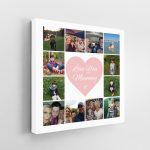 12 Image Square Collage Canvas