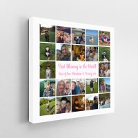 22 Image Square Collage Canvas