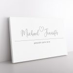 Name and Anniversary Canvas