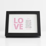 Love Poem Black Frame