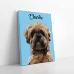 Personalised Pet Portrait Canvas