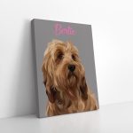 Personalised Pet Portrait Canvas