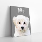 Personalised Pet Portrait Canvas