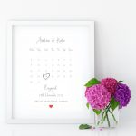 Special Event Calendar White Frame