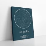 Star Map Personalised Canvas v1