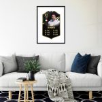 Personalised FIFA Card Design #1 Black Frame