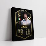 Personalised FIFA Card Design #1 Canvas