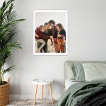 Your Photo Printed onto White Picture Frame