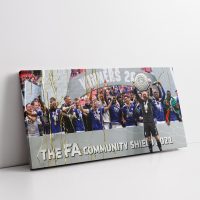 Leicester City Community Shield 21 - Canvas v2