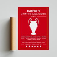 Liverpool Champions League 18/19 Design Poster