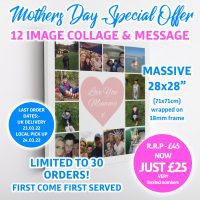 Mothers Day Canvas Offer