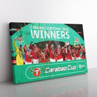 Man United Carabao Cup Winners Canvas v1