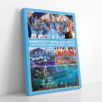 Manchester City Treble Winners 22/23 Canvas Print