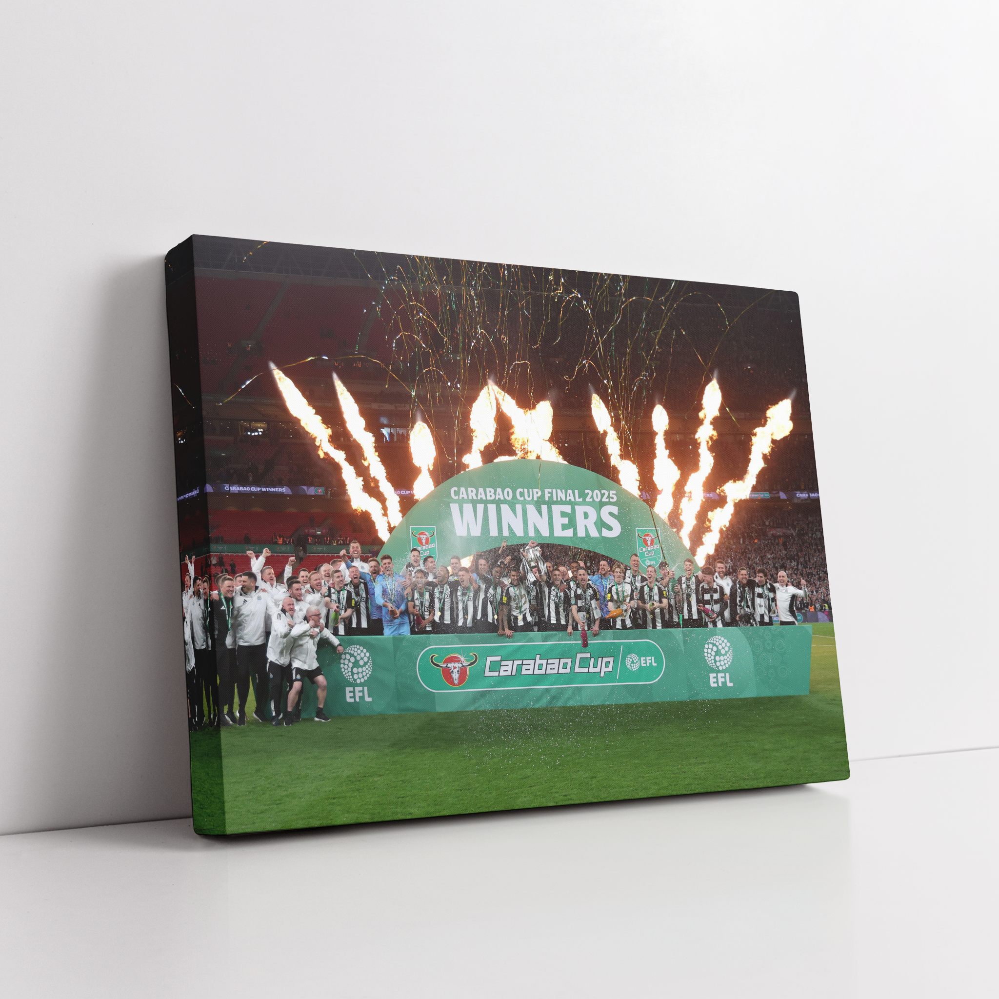 Newcastle United Carabao Cup Winners 24/25 Canvas Print