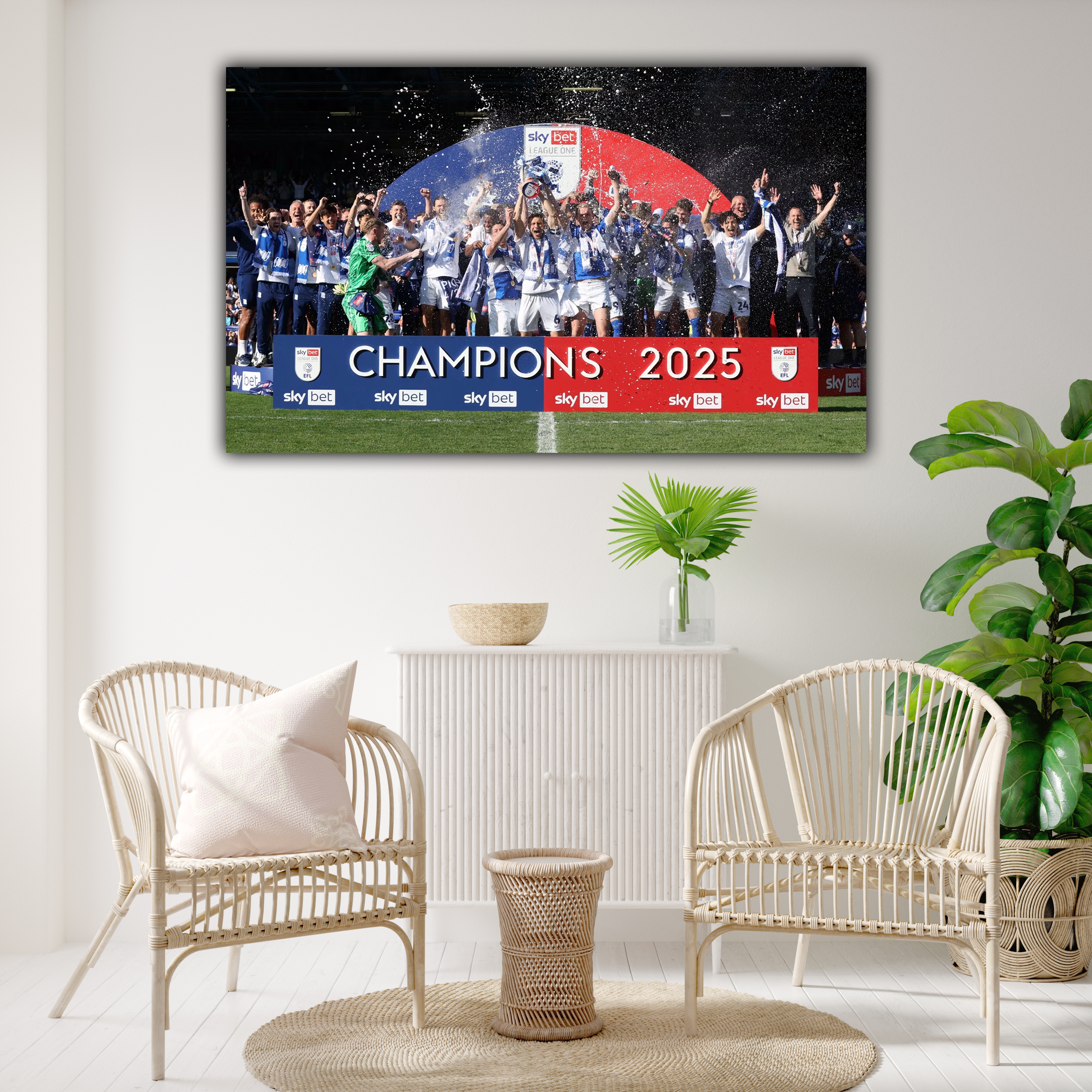 Birmingham City League One Winners 24/25 Canvas Print