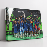 Chelsea FC Conference League Winners 24/25 - Canvas