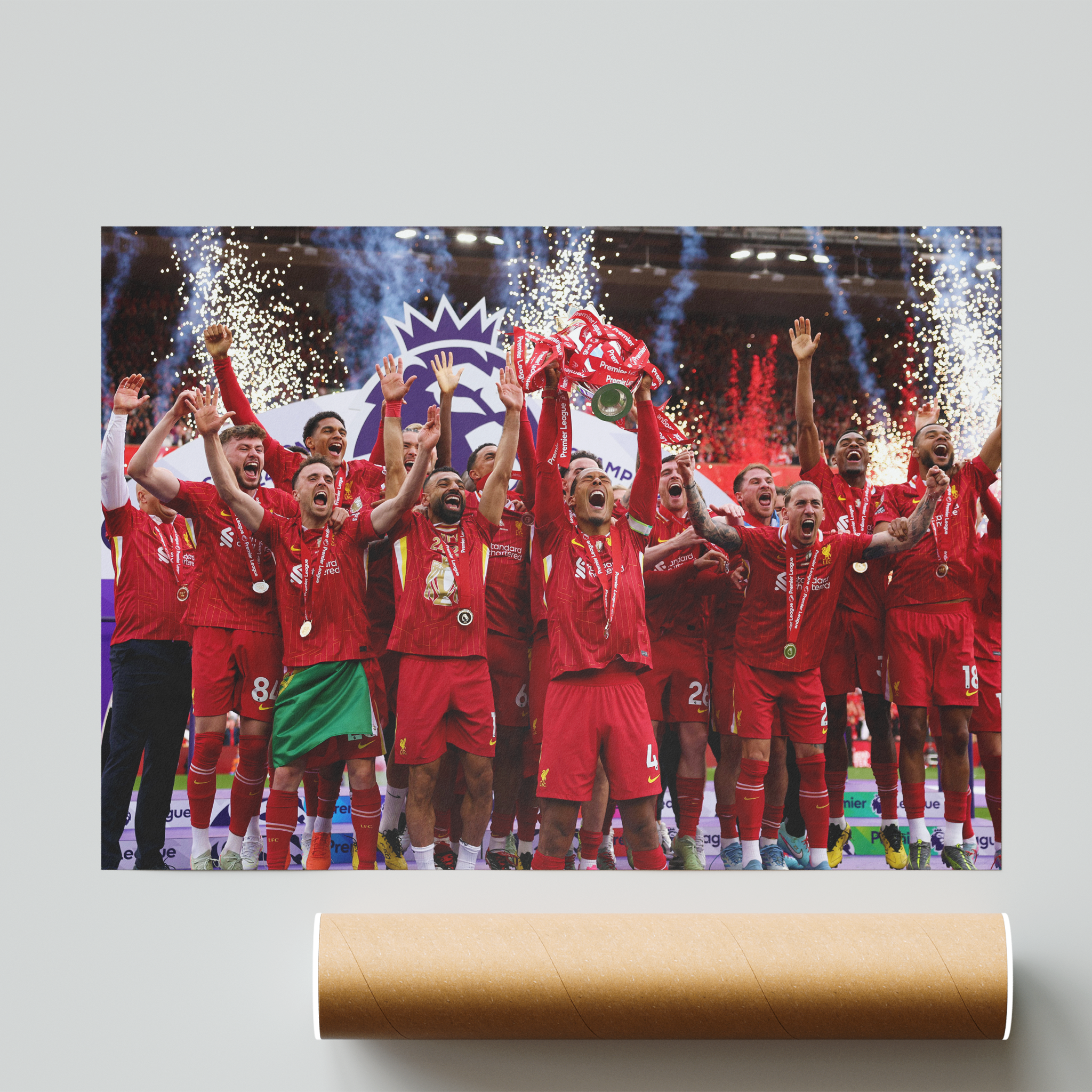 Liverpool FC Premier League Winners 24/25 Print