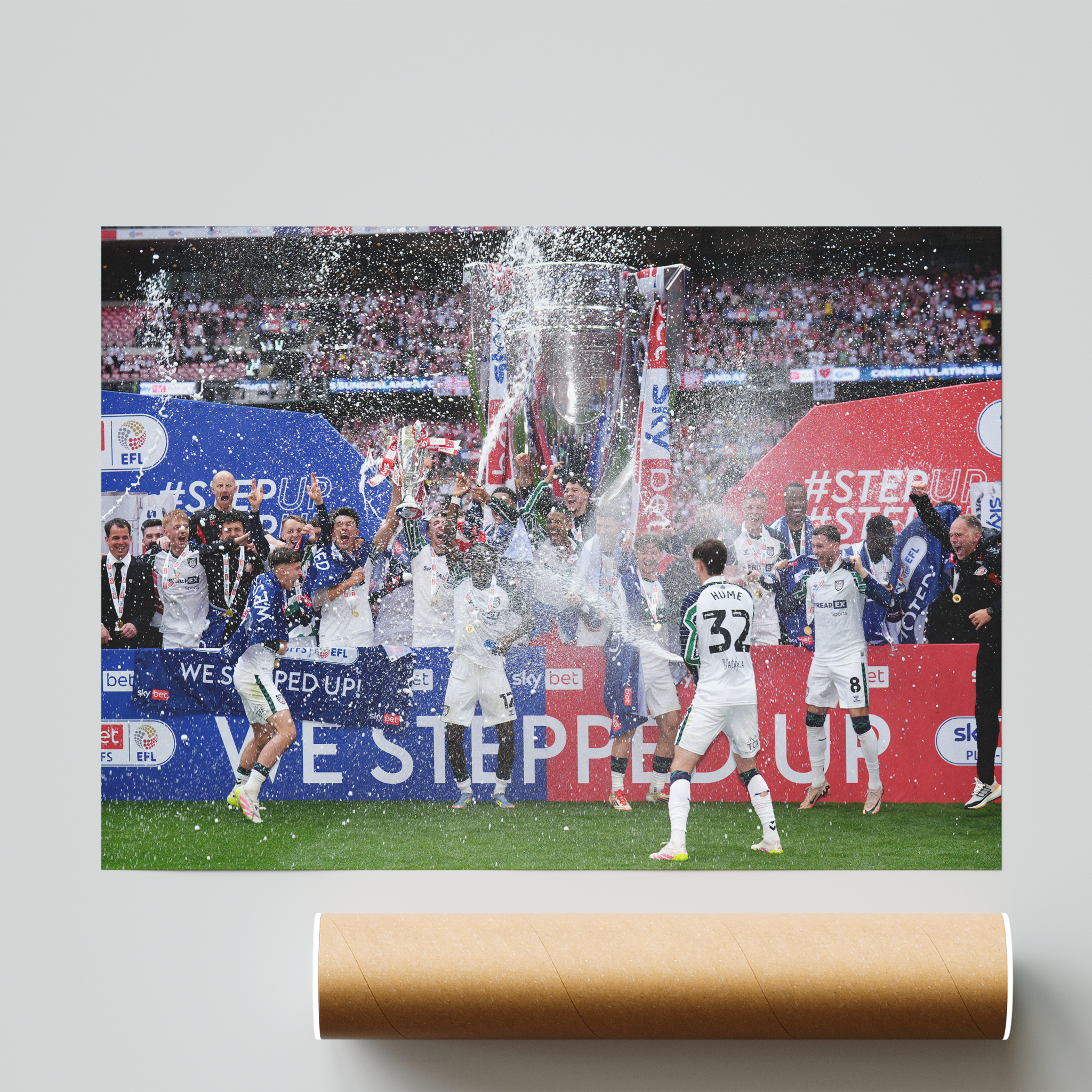 Sunderland Championship Play-Off Winners 24/25 Photo Print
