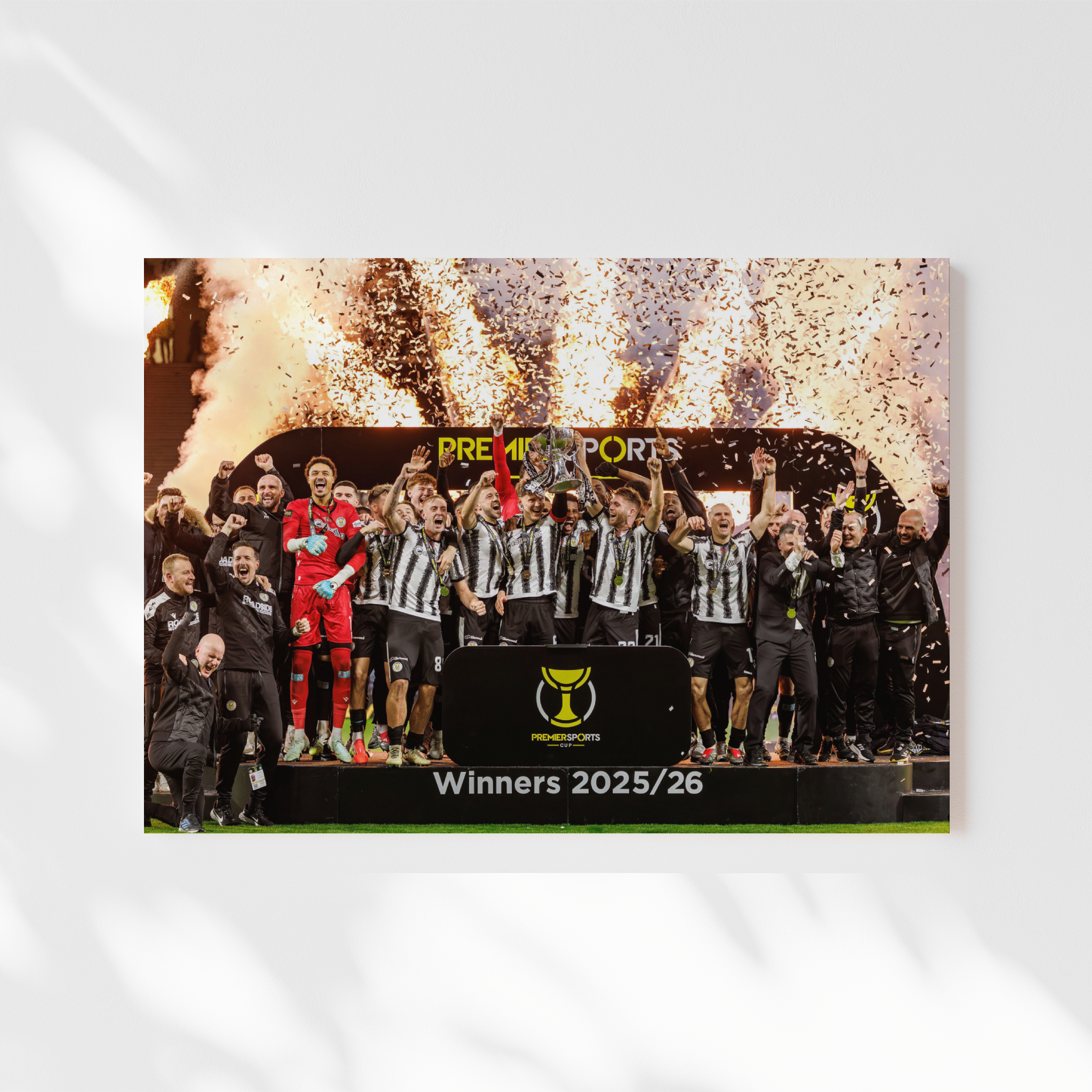 St Mirren League Cup Winners 2025 Canvas